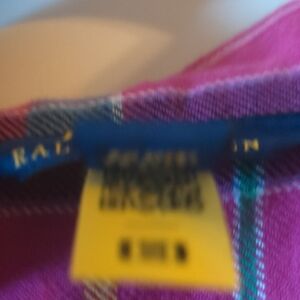 Ralph Lauren Vibrant Pink Plaid Shirt